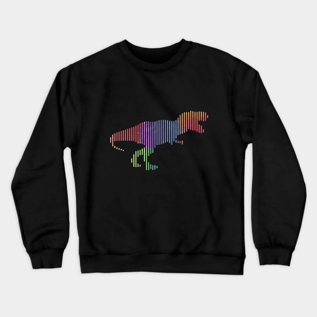 hypercolor T-Rex Crewneck Sweatshirt by Ben Foumen